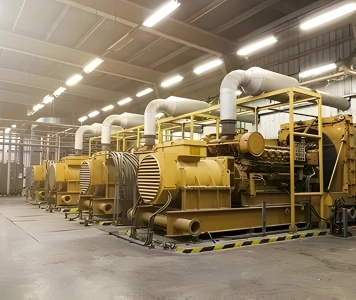 Generator units in factory